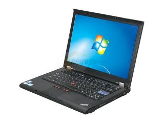 ThinkPad Laptop T Series T410 (2518F5U) Intel Core i5 540M (2.53 GHz) 4 GB Memory 500 GB HDD NVIDIA NVS 3100M 14.1" Windows 7 Professional 32 bit