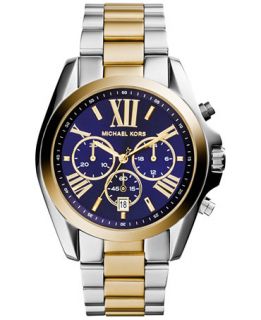 Michael Kors Women’s Chronograph Bradshaw Two Tone Stainless Steel