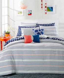 Whim by Martha Stewart Collection Between The Lines 5 Pc. Comforter