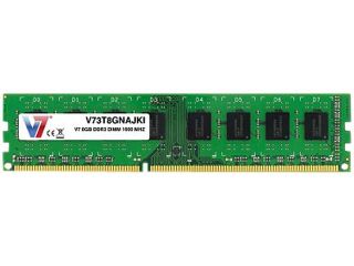 V7 8GB 240 Pin DDR3 SDRAM DDR3 1600 (PC3 12800) Desktop Memory Model V73T8GNAJKI