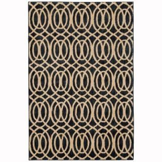 Mohawk Home Davenport Colchester Navy 3 ft. 6 in. x 5 ft. 6 in. Area Rug 470937