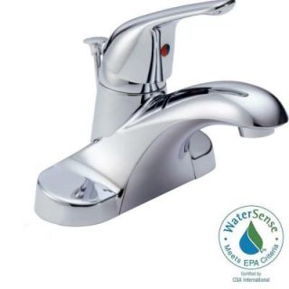 Delta Foundations 4 in. Centerset Single Handle Bathroom Faucet in Chrome B510LF