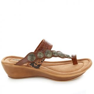 Minnetonka Keystone Toe Ring Sandal with Ornaments   7936655