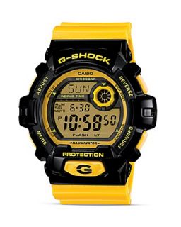 G Shock Yellow & Black Panda G Shock Watch, 55.1mm