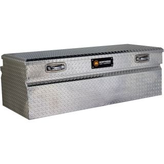 Locking Aluminum Chest Truck Box — Wide Style, 56in. x 24in. x 24in. x 18in., Model# 36012749  Truck Chests