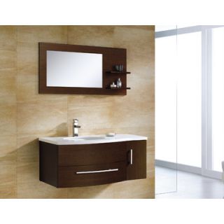 Adornus Aden 43 Single Bathroom Vanity Set with Mirror
