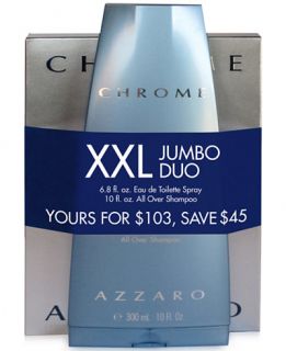 CHROME by Azzaro Eau de Toilette 6.8 oz + Shampoo 10 oz Duo Pack