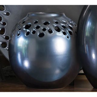 Meteor Graphite Vase by Studio A