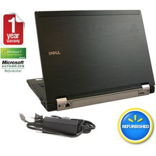 Refurbished Dell Black 14.1" E6400 Laptop PC with Intel Core 2 Duo Processor and Windows 7 Home Premium