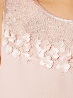 Jacques Vert Petal And Lace Yoke Blouse Pink