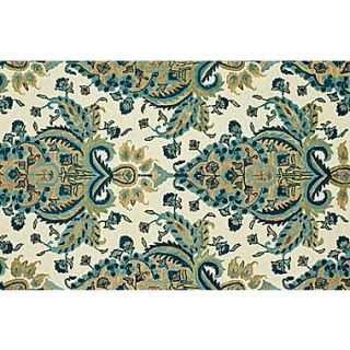 Loloi Transitional Taylor 100% Wool 5 x 7 6 Rug, Blue Gold