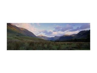 Mountains On A Landscape, Glen Nevis, Scotland, United Kingdom Poster Print by Panoramic Images (36 x 12)