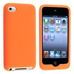 Orange Silicone Skin Case for Apple iPod Touch 4th Generation