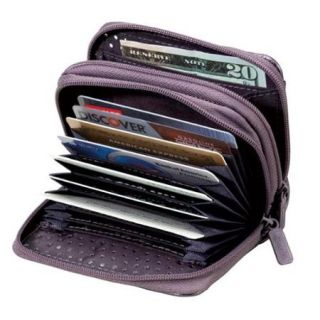 RFID Identity Safe Wizard Wallet from Buxton&reg; (Prevent Credit Card Theft)   Purple