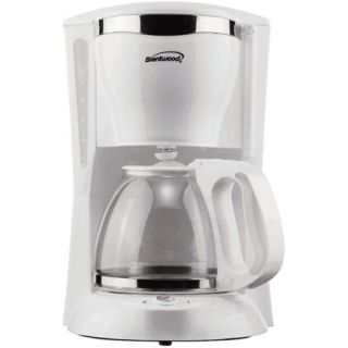 Brentwood TS 216 12 Cup Coffee Maker, White