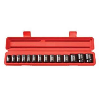 TEKTON 1/2 in. Drive Shallow Impact Socket Set (11 32 mm) 6 pt. 4817