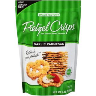 Pretzel Crisps Garlic Parmesan Pretzel Crackers, 9.35 oz