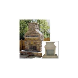 IBD Outdoor Rooms FSD STRATFORD 42 Stratford Full Size Outdoor Fireplace   Unfinished