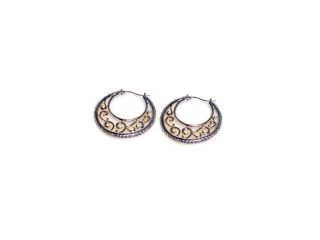 Sterling Silver .925 Hoop Earrings  Ladies Jewelry 567 ste00182