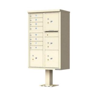 Florence 1570 Series 8 Mailboxes, 1 Outgoing Compartment, 4 Parcel Lockers, Vital Cluster Box Unit 1570 8T6SDAF