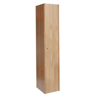 All Wood Club 1 Tier 1 Wide End Panel Locker