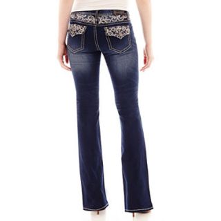 Soundgirl Embroidered Sequin Bootcut Pants