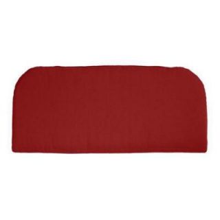 Home Decorators Collection Sunbrella Jockey Red Outdoor Bench Cushion 1573710110