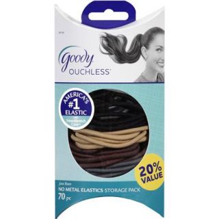 Goody Ouchless No Metal Elastics Storage Pack, Java Bean, 70 count