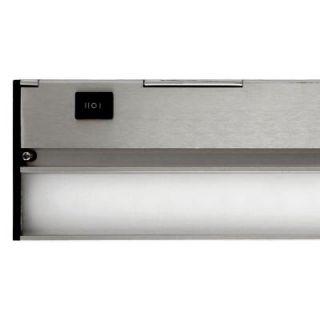Nicor Slim 12 in. Nickel Dimmable LED Under Cabinet Light Fixture NUC 3 12 NK