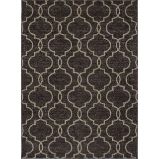 Concord Global Manhattan Brown Rectangular Indoor Woven Area Rug (Common: 8 x 11; Actual: 94 in W x 126 in L x 7.83 ft Dia)