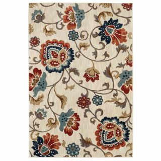 Mohawk Home A+R Shelstone Cream Rectangular Indoor Woven Area Rug (Common: 10 x 13; Actual: 120 in W x 155 in L x 0.8 ft Dia)