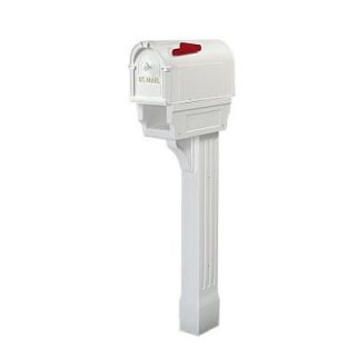 Postal Pro Hampton All in One Mailboxes Kit in White PP300CWH
