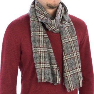 Johnstons of Elgin Heritage Check Scarf (For Men and Women)