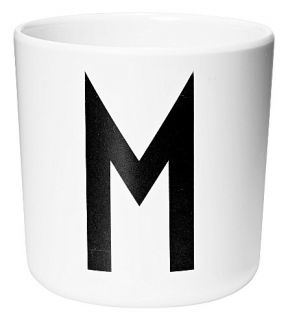 DESIGN LETTERS   M melamine cup
