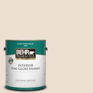 BEHR Premium Plus 1 gal. #PWN 43 Calming Retreat Zero VOC Semi Gloss Enamel Interior Paint 305001