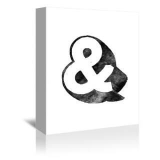 Ampersand 3D Textual Art on Gallery Wrapped Canvas