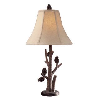 Crestview Pioneer 27.5 H Table Lamp with Bell Shade