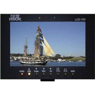 Tote Vision LCD 703HD2 7" Dual LCD Rackmount LCD 703HD2