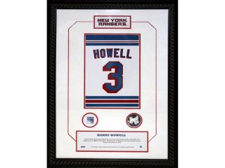 Harry Howell #3 Retired Number NY Rangers 14x20 Framed Collage w/ Nameplate