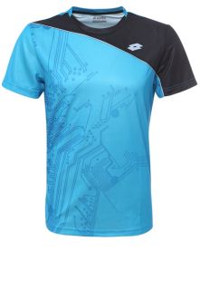 Lotto SOLISTA   Sports shirt   blue fluo/black