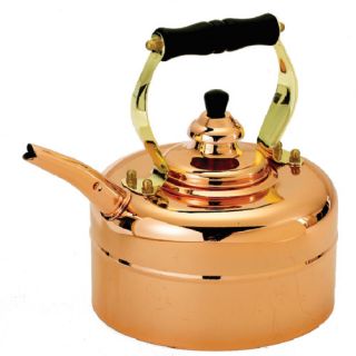 Old Dutch Copper 3 Qt. Tri Ply Windsor Whistling Tea Kettle