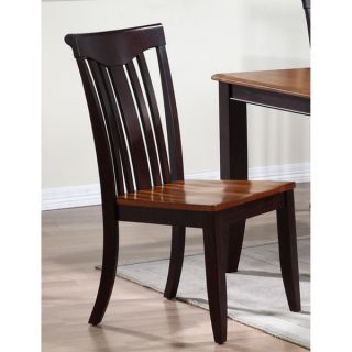 Iconic Furniture Whiskey/ Mocha Butterfly Back Dining Side Chair (Set