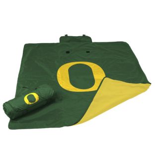 NCAA Oregon All Weather Fleece Blanket by Logo Chairs