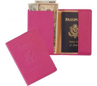 Royce Leather Debossed Passport Jacket 204 5   Wildberry