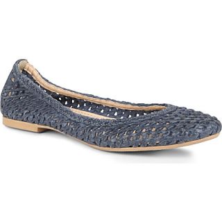 DUNE   Malawi woven leather pumps