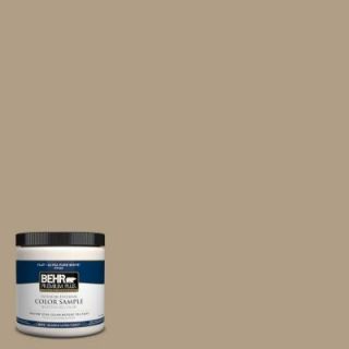 BEHR Premium Plus 8 oz. #ECC 53 2 Wild Rye Interior/Exterior Paint Sample ECC 53 2PP