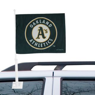 Oakland Athletics 11 x 15 Green Car Flag