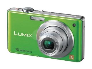 Panasonic LUMIX DMC FS7 Green 10.1 MP 4X Optical Zoom Digital Camera