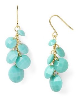 Carolee Turquoise Colored Cluster Earrings
