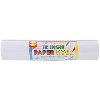 Alex Toys 276 12 White Drawing Paper Roll, 12 x 100